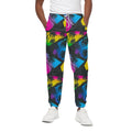 EDM Beach Palm Tree Pattern Print Cotton Sweatpants