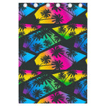 EDM Beach Palm Tree Pattern Print Curtain