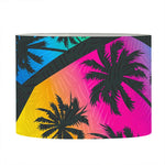 EDM Beach Palm Tree Pattern Print Drum Lamp Shade
