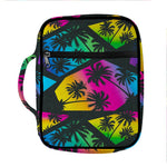 EDM Beach Palm Tree Pattern Print Front Pocket Bible Bag