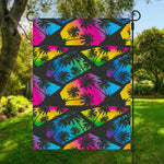 EDM Beach Palm Tree Pattern Print Garden Flag