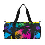 EDM Beach Palm Tree Pattern Print Gym Bag