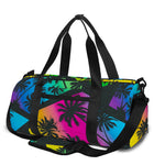 EDM Beach Palm Tree Pattern Print Gym Bag