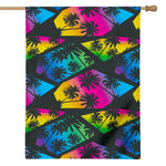 EDM Beach Palm Tree Pattern Print House Flag