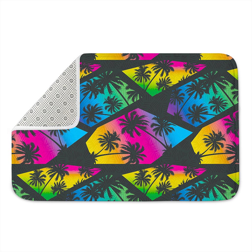 EDM Beach Palm Tree Pattern Print Indoor Door Mat