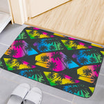EDM Beach Palm Tree Pattern Print Indoor Door Mat