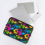 EDM Beach Palm Tree Pattern Print Laptop Sleeve