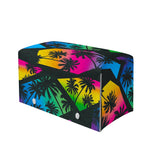EDM Beach Palm Tree Pattern Print Leather Tissue Box Cover