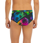 EDM Beach Palm Tree Pattern Print Men's Briefs