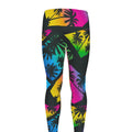 EDM Beach Palm Tree Pattern Print Men's Leggings