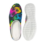 EDM Beach Palm Tree Pattern Print Mesh Casual Shoes