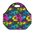 EDM Beach Palm Tree Pattern Print Neoprene Lunch Bag