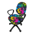 EDM Beach Palm Tree Pattern Print Office Chair Cover