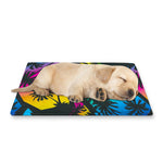 EDM Beach Palm Tree Pattern Print Pet Cooling Mat Cover