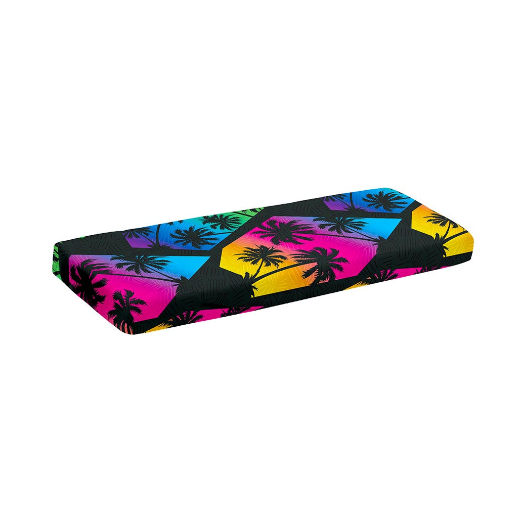 EDM Beach Palm Tree Pattern Print Piano Keyboard Cover