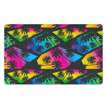 EDM Beach Palm Tree Pattern Print Polyester Doormat