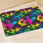 EDM Beach Palm Tree Pattern Print Polyester Doormat