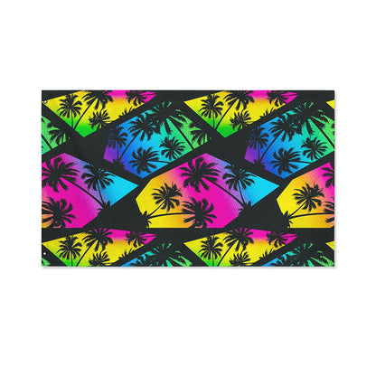 EDM Beach Palm Tree Pattern Print Polyester Flag