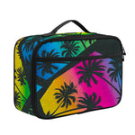 EDM Beach Palm Tree Pattern Print Portable Lunch Bag