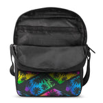 EDM Beach Palm Tree Pattern Print Rectangular Crossbody Bag