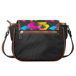 EDM Beach Palm Tree Pattern Print Saddle Bag