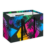 EDM Beach Palm Tree Pattern Print Utility Tote Bag