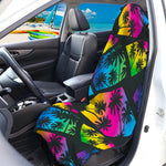 EDM Beach Palm Tree Pattern Print Waterproof Car Seat Cover