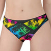 EDM Beach Palm Tree Pattern Print Women's Panties