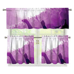 EDM Party In Nightclub Print 3 Piece Kitchen Curtains