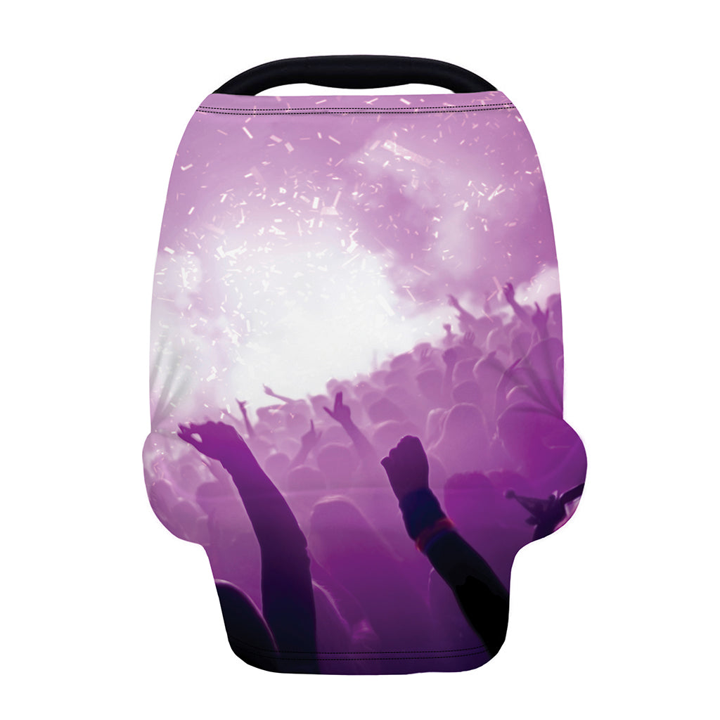 EDM Party In Nightclub Print Baby Seat Cover