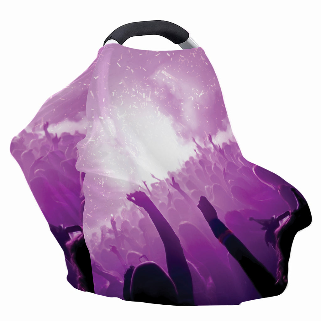 EDM Party In Nightclub Print Baby Seat Cover