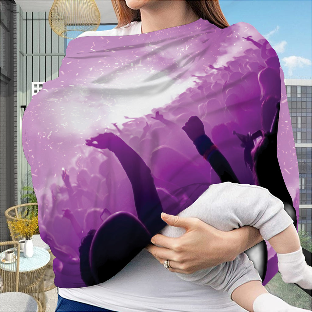 EDM Party In Nightclub Print Baby Seat Cover