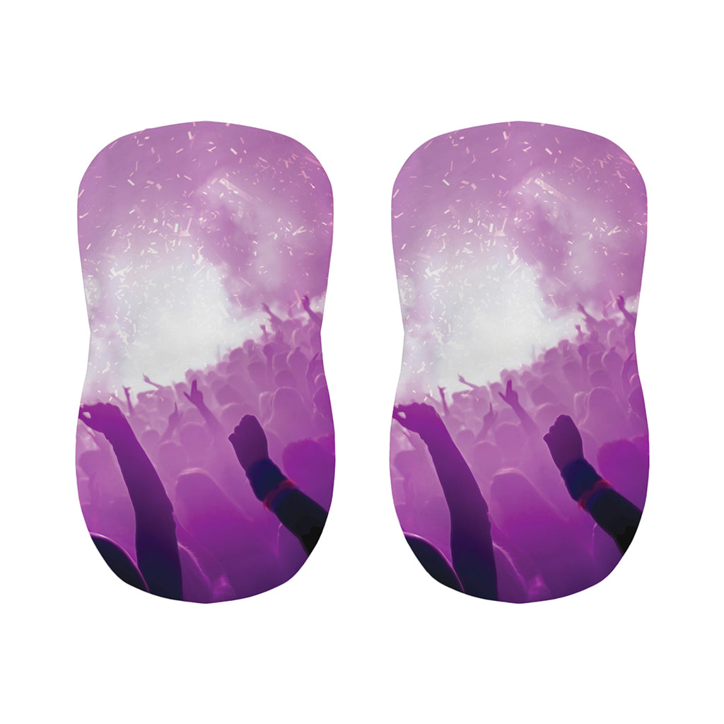 EDM Party In Nightclub Print Bar Stool Covers