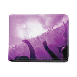 EDM Party In Nightclub Print Bifold Wallet