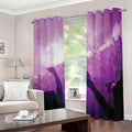 EDM Party In Nightclub Print Dimout Grommet Curtains