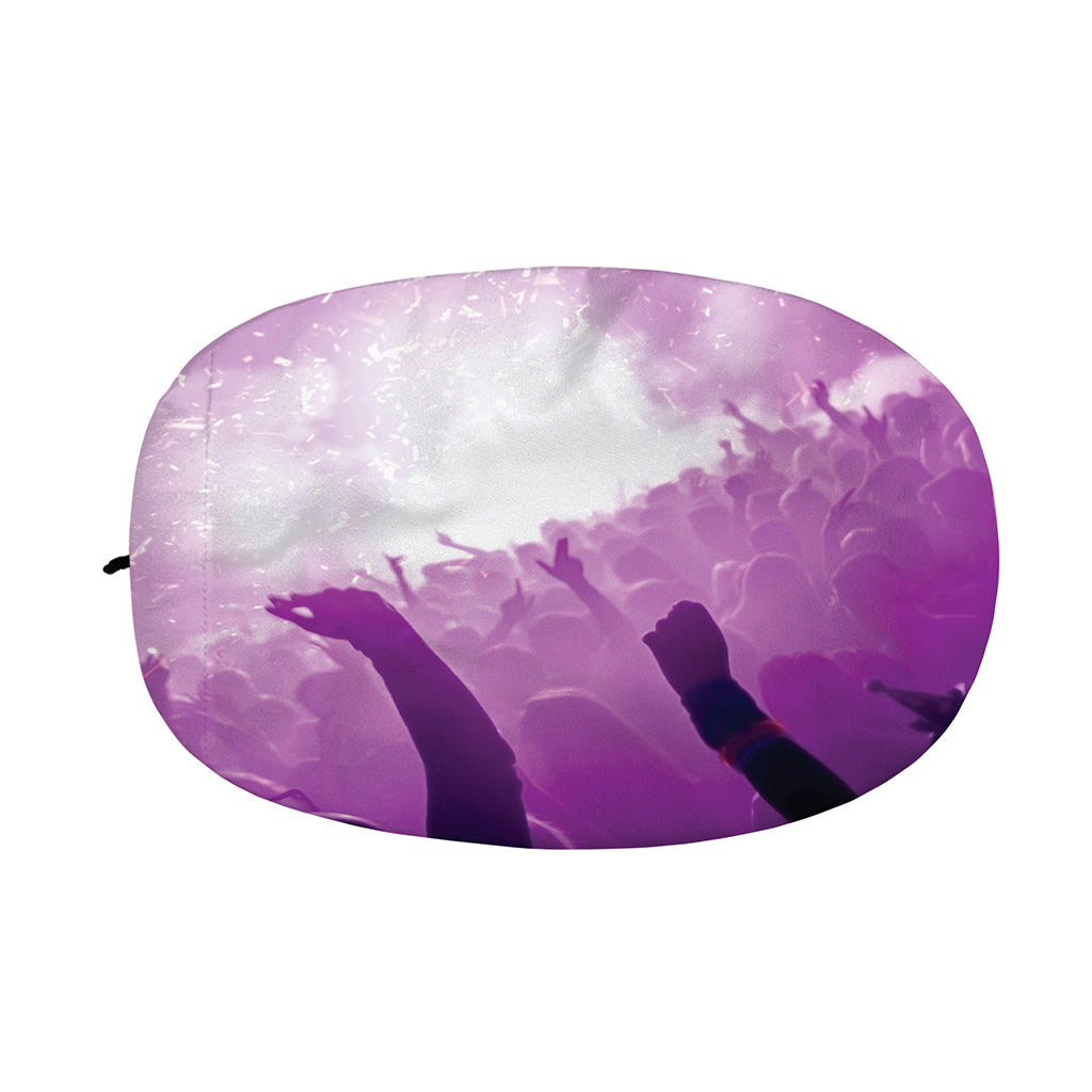 EDM Party In Nightclub Print Car Side Mirror Covers