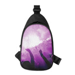 EDM Party In Nightclub Print Chest Bag