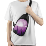 EDM Party In Nightclub Print Chest Bag
