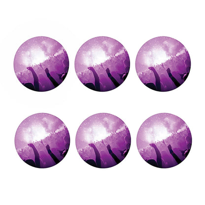 EDM Party In Nightclub Print Coaster Set