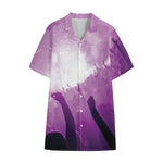 EDM Party In Nightclub Print Cotton Hawaiian Shirt