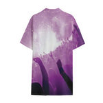 EDM Party In Nightclub Print Cotton Hawaiian Shirt