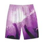EDM Party In Nightclub Print Cotton Shorts