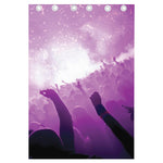 EDM Party In Nightclub Print Curtain