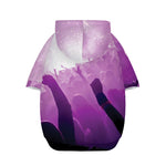 EDM Party In Nightclub Print Dog Zip Up Hoodie