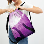 EDM Party In Nightclub Print Drawstring Backpack