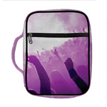 EDM Party In Nightclub Print Front Pocket Bible Bag