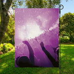 EDM Party In Nightclub Print Garden Flag