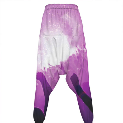 EDM Party In Nightclub Print Hammer Pants
