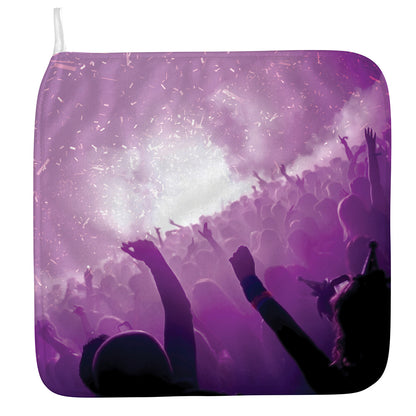EDM Party In Nightclub Print Hand Towel