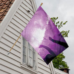 EDM Party In Nightclub Print House Flag